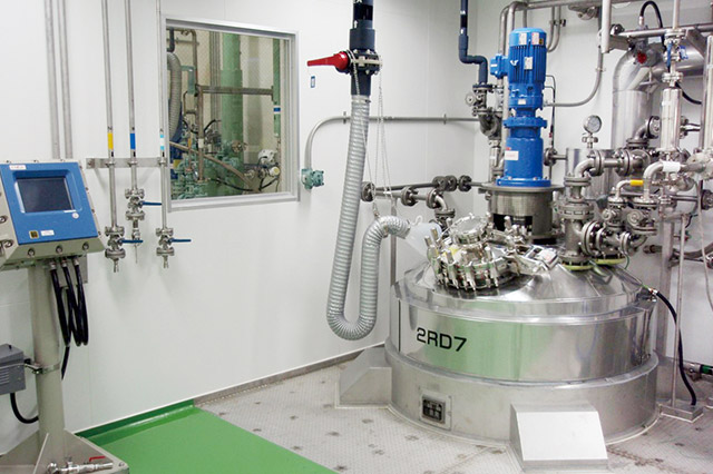 Investigational Medicinal Production Facility (Inside Clean Room)