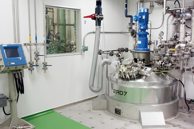 Investigational Medicinal Production Facility (Inside Clean Room)