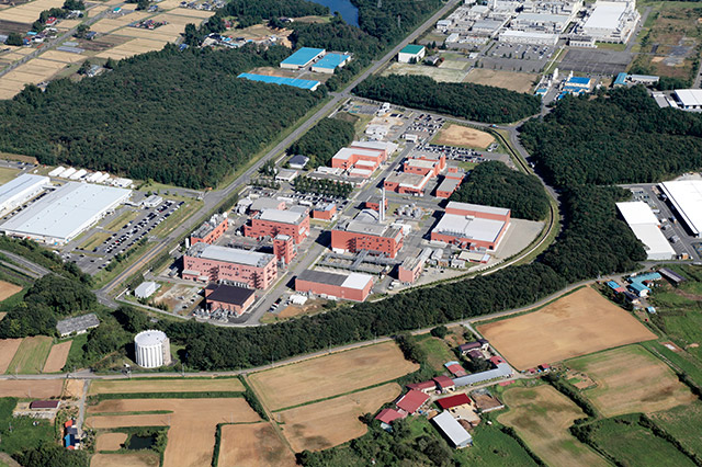 Aerophoto of Kanegasaki Plant