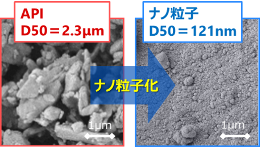 ナノ粒子化技術